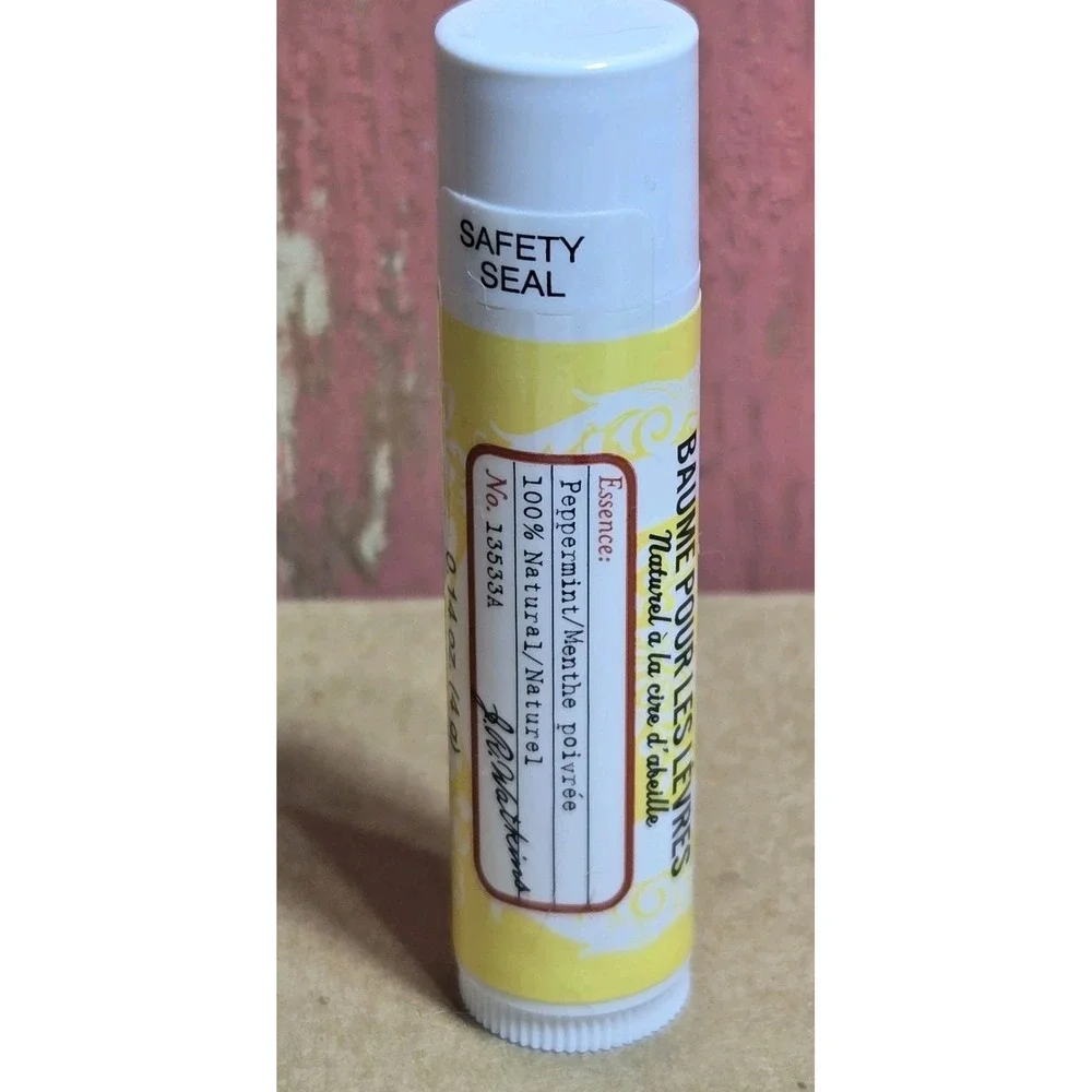 J.R.‎ Watkins Peppermint Lip Balm Natural Beeswax New Sealed Discontinued RARE
